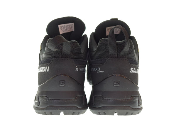 サロモン SALOMON X WARD LEATHER GTX ワードレザー ゴアテックス GORE-TEX 471823 メンズ靴 スニーカー ブラック 26.5cm 103S-1187