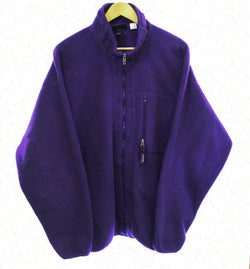 パタゴニア PATAGONIA 90年代 シンチラ SYNCHILLA フリースジャケット FLEECE JACKET フルジップ MADE in USA 96年製 90's 90s XL ジャケット パープル LLサイズ 103MT-3556