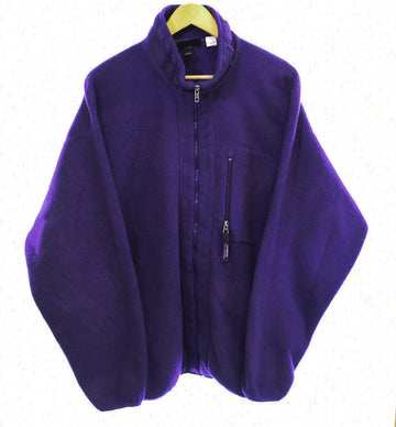 パタゴニア PATAGONIA 90年代 シンチラ SYNCHILLA フリースジャケット FLEECE JACKET フルジップ MADE in USA 96年製 90's 90s XL ジャケット パープル LLサイズ 103MT-3556