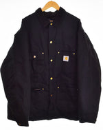 カーハート Carhartt ミシガン チョア コート MICHIGAN CHORE COAT Made in Mexico メキシコ製 ダック カバーオール ブランケット付き  2XL ジャケット ブラック 103MT-3442