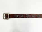 ヒステリックグラマー HYSTERIC GLAMOUR OLD STUD HANDMADE スタッズベルト ロゴ ベルト・サスペンダー メンズベルト ブラウン 101goods-169