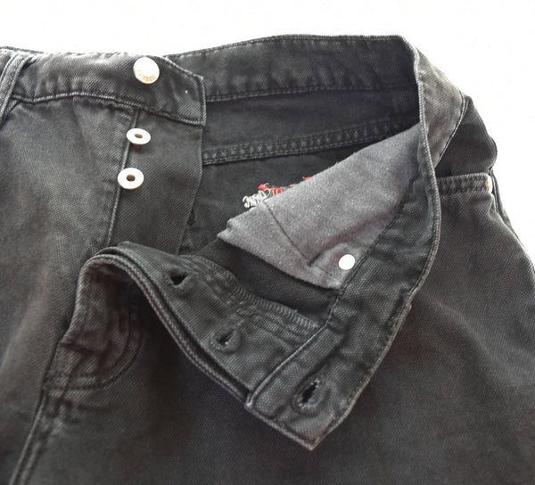 ステューシー stussy  Washed Canvas Big OL デニムパンツ W32 116618 デニム ブラック 32 103MB-576