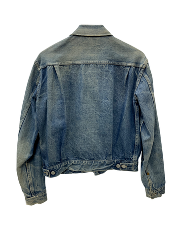 【曜日割引対象外】 リーバイス Levi's 50's 507XX 2nd 革パッチ 片面タブ VINTAGE デニム ジャケット 201MT-3011 VB