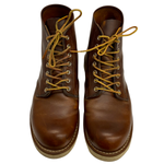 【曜日割引対象外】 レッドウィング RED WING 6-INCH CLASSIC ROUND 8 1/2 USA製 9111 メンズ靴 ブーツ ワーク ブラウン 26.5cmサイズ 201-shoes1516 VB