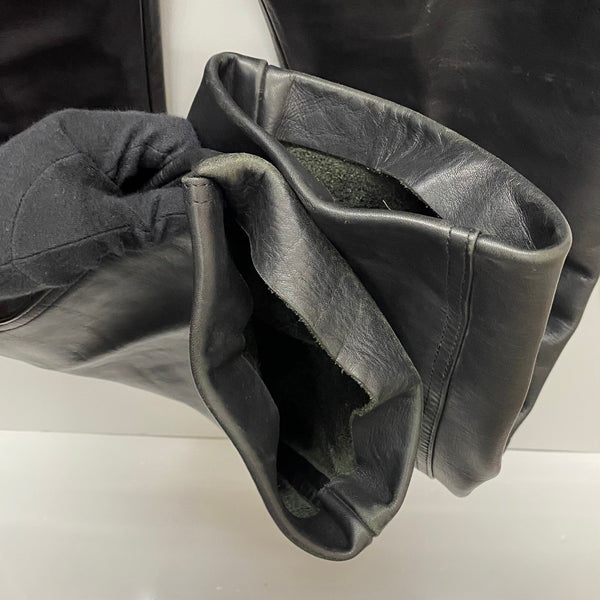 【曜日割引対象外】 ハーレーダビッドソン HARLEY-DAVIDSON レザーパンツ 牛革 98146 ボトムスその他 ブラック 32サイズ 201MB-1002 VB