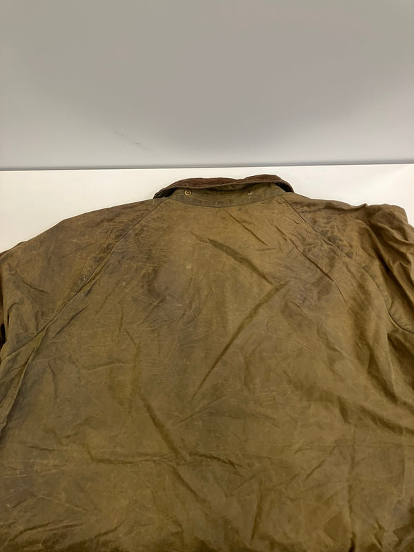 バブアー BARBOUR 90's 90年代 3ワラント GAMEFAIR ゲームフェア ワックス コットン オイルドジャケット ハーフコート VINTAGE ヴィンテージ A123 ジャケット カーキ 101MT-5233