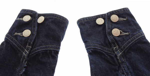 アベイシングエイプ A BATHING APE URSUS BAPE デニムジャケット Gジャン 青 003LJ9601003 ジャケット ブルー Lサイズ 103MT-2312