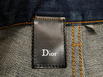 ディオール Dior ボタンフライ デニム ジーンズ 8H3110530184 デニム 無地 ネイビー サイズ 30 101MB-457