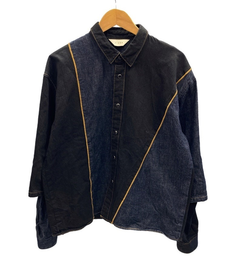 ジエダ Jieda SWITCHING DENIM SHIRT スイッチング デニムシャツ MADE ...