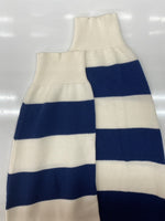 グッチ GUCCI L/S BORDER TEE ボーダー Tシャツ GGロゴ ニット 薄手 長袖 白 青 626048 XKBE5 ロンT ロゴ ホワイト XSサイズ 104MT-1892