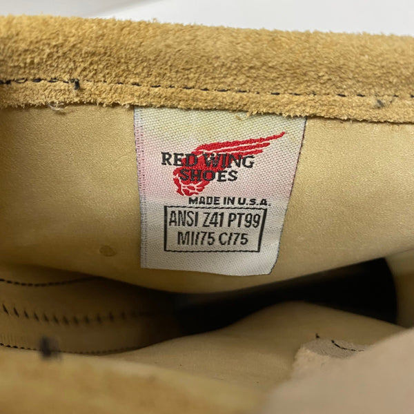 【曜日割引対象外】 レッドウィング RED WING エンジニアブーツ PT99前期 低ベルト 8268 メンズ靴 ブーツ エンジニア ベージュ 26cmサイズ 201-shoes1461 VB