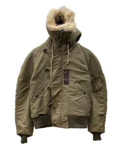 バズリクソンズ BUZZ RICKSON'S Type N-2 FLIGHT JACKET フライト ジャケット ミリタリー AIR FORCE ファー ジップアップ アウター オリーブ 緑 M13523 ジャケット 無地 カーキ Mサイズ 104MT-1763