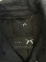 ロア roar ×mastermind マスターマインド コラボ ステンカラーコート 黒 サイズ1 コート ブラック 101MT-5066