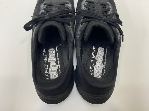スケッチャーズ SKECHERS Slip-ins Go Run Consistent スリップインズ ゴーラン コンシステント 220863 メンズ靴 スニーカー ブラック 26.5cm 601sh-62