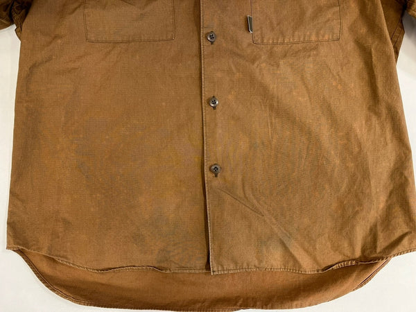 アンダーカバー UNDERCOVER MELTING POT D206 長袖シャツ ブラウン Mサイズ 101MT-5191