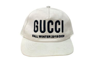 グッチ GUCCI Embroidered Baseball Cap エンブロイダリー ベースボールキャップ 野球帽 刺繍 イタリア製 WHITE 白 596211 帽子 レディース帽子 キャップ ロゴ ホワイト XLサイズ 104H-34