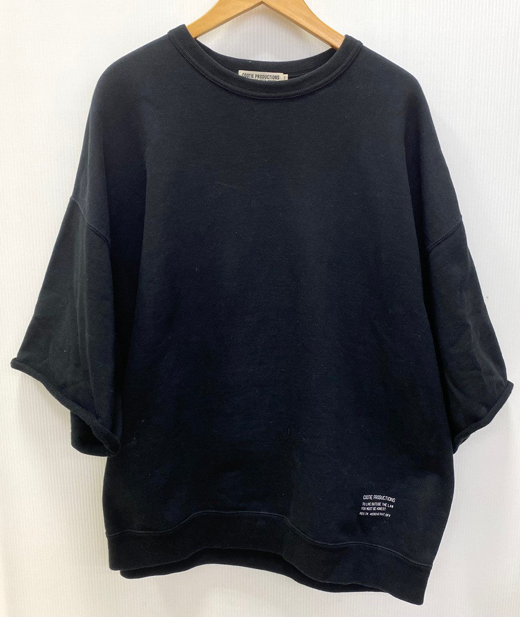 クーティー COOTIE オーバーサイズロゴTシャツ Tシャツ ロゴ ブラック 