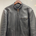 【曜日割引対象外】 ハーレーダビッドソン HARLEY-DAVIDSON USA製 SCREAMIN EAGLE レザージャケット シングルライダースジャケット ジャケット ブラック 40サイズ 201MT-4533 VB