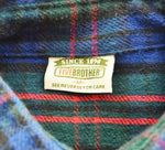 ファイブブラザー  FIVE BROTHER USA製 90s ヘビーネルシャツ チェック ワークシャツ  長袖シャツ マルチカラー Mサイズ 103MT-3436