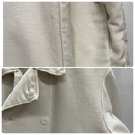 【曜日割引対象外】 ミリタリー MILITARY 西ドイツ ホワイトモールスキン ジャケット コート ホワイト 50サイズ 201MT-4609 VB