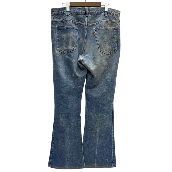 【曜日割引対象外】 リーバイス Levi's 70's 80's 646 フレア デニムパンツオレンジタブ 36×34 デニム ブルー 201MB-1115 VB