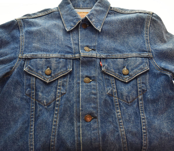 リーバイス Levi's 80's 4th Type USA製 スモールe 70505-0217 ボタン裏527 トラッカージャケット デニムジャケット 70505-0217 36 ジャケット ブルー 103MT-2309