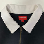 シュプリーム SUPREME 17AW HALF ZIP RUGBY SHIRT 長袖シャツ ラガーシャツ Tシャツ ブラック XLサイズ 201MT-4157
