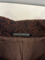 ワイズ Y's ウールコート ツイードコート  YS-J05-119 コート ブラウン サイズ3 101LT-204