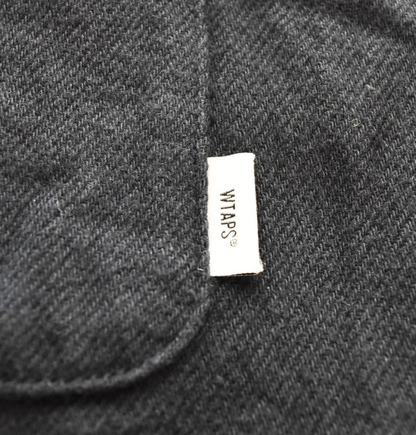 ダブルタップス WTAPS 22SS WCPO COTTON.FLANNEL ダブルシーピーオー ロングスリーブ コットン フランネル シャツ  221WVDT-SHM0 3 ジャケット ネイビー Lサイズ 103MT-2846