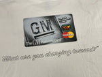 US US古着 90’s～ FRUIT OF THE LOOM The GM Card Mastercard マスターカード 企業T アートT VINTAGE ヴィンテージ XL Tシャツ ホワイト LLサイズ 101MT-4280