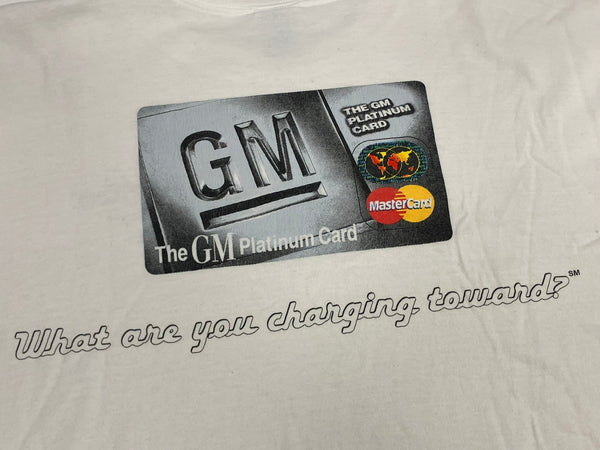 US US古着 90’s～ FRUIT OF THE LOOM The GM Card Mastercard マスターカード 企業T アートT VINTAGE ヴィンテージ XL Tシャツ ホワイト LLサイズ 101MT-4280