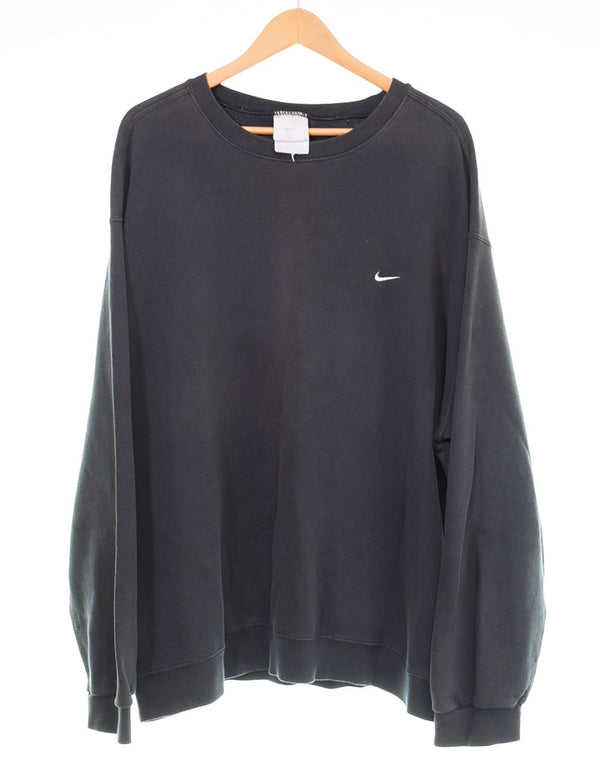 ナイキ NIKE 00's スウォッシュ swoosh OLD NIKE オールド ナイキ 2000年代 スウェット ブラック 3Lサイズ 103MT-2918