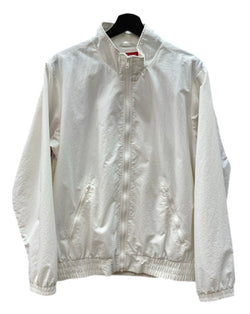 シュプリーム SUPREME 17AW Arc Track Jacket アーチ ロゴ トラック ジャケット ジップアップ ナイロン ジャケット 白 ジャケット ロゴ ホワイト Mサイズ 104MT-2319