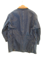 ラルフローレン RalphLauren 80年代 80s ハンティングジャケットデニムカバーオール 青 PMJ-CJRRL-YA-0706 ジャケット ブルー Lサイズ 103MT-1858