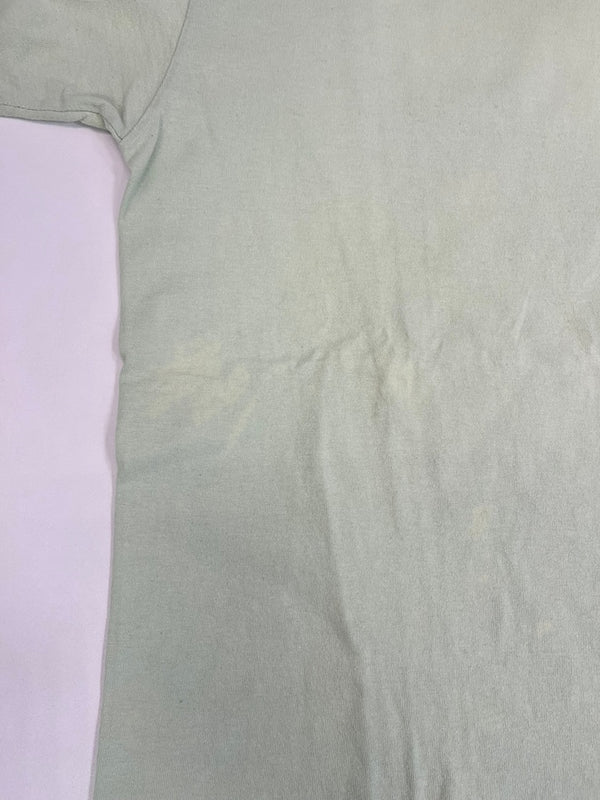 パタゴニア PATAGONIA 90s Vintage ヴィンテージ Beneficial T's  USA製 オーバルロゴ プリントTシャツ Tシャツ グリーン Sサイズ 101MT-4737