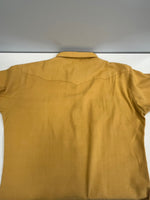 ラングラー Wrangler 60's 60年代 白タグ 刺繍タグ 27MW パールスナップボタン サイレントWステッチ VINTAGE ヴィンテージ ウエスタンシャツ 17 1/2 長袖シャツ イエロー 101MT-4725