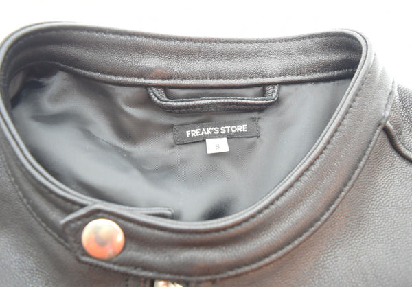 フリークスストア FREAK’S STORE シングルライダース ジャケット 黒 163-1507 ジャケット ブラック Sサイズ 103MT-1840