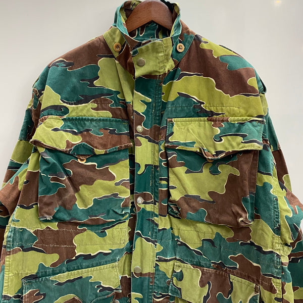 【曜日割引対象外】 ヴィンテージ vintage 50's ベルギー軍 デニソンスモック ジグソーカモ ジャケット グリーン 201MT-4793 VB