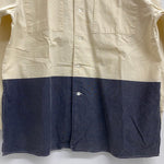 【曜日割引対象外】 ハイスポーティングギア HAI SPORTING GEAR 80's ツートーン切替 長袖シャツ ホワイト Mサイズ 201MT-4367 VB