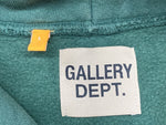 ギャラリーデプト GALLERY DEPT CENTER LOGO PULL OVER HOODIE センター ロゴ プルオーバー フーディ パーカー 緑 パーカ ロゴ グリーン Lサイズ 104MT-1889