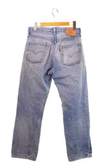 リーバイス Levi's 70s 501 66後期 ボタン裏6 赤耳 70's 66Chain デニム ブルー W31 103MB-589