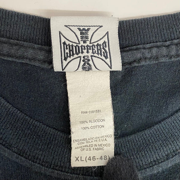 【曜日割引対象外】 ウエストコーストチョッパーズ WEST COAST CHOPPERS JESSE WHO 00's メキシコ製 ロンT ブラック XLサイズ 201MT-3718 VB