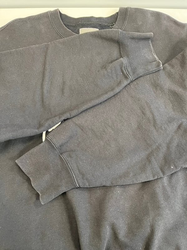 シュプリーム SUPREME ×yohji yamamoto 21AW CREWNECK ビッグロゴスウェット コラボモデル XL スウェット ブラック 101MT-5020