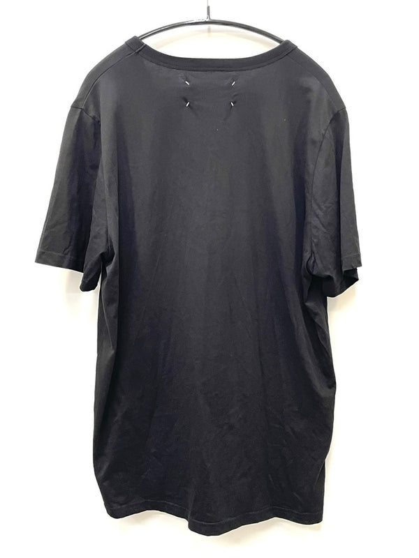 メゾン マルタン マルジェラ Maison Martin Margiela Vネック 無地 TEE S50GC0388 52 Tシャツ ブラック 601MT-55