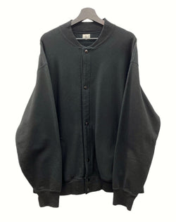 ブラームス blurhms Soft&Hard Sweat Snap Cardigan スウェット スナップ カーディガン クルーネック 黒 bROOTS23F25 サイズ 4 スウェット 無地 ブラック 104MT-961