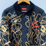 シュプリーム SUPREME 20AW Chains Quilted Jacket ジャケット ブラック Lサイズ 201MT-4666