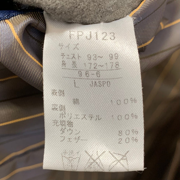 フレッドペリー FRED PERRY リバーシブルダウンジャケット FPJ123 ジャケット ベージュ Lサイズ 201MT-4790