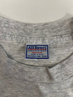 US古着 wilson ウィルソン ALL Sport ロゴプリント Star Tennis Academy アメリカ製 シングルステッチ XL Tシャツ グレー LLサイズ 101MT-4530