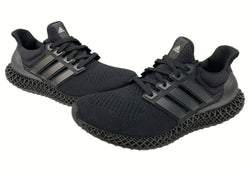 アディダス adidas 20年製 ULTRA 4D Triple Black ウルトラ トリプルブラック ランニング シューズ 格子 黒 FY4286 メンズ靴 スニーカー ブラック 27.5cm 104-shoes507