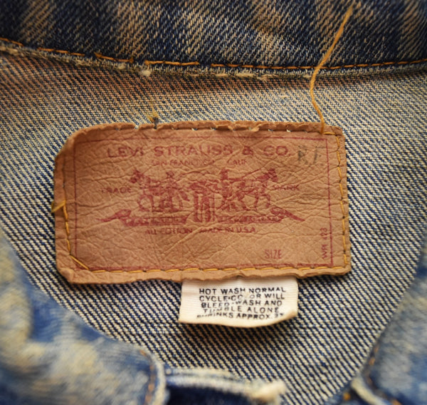 リーバイス Levi's 60's 70505 ケアタグ付き BIG E 4th 60年代 ボタン裏 526 DENIM TRUCKER JACKER デニム トラッカー ジャケット Gジャン  ジャケット ブルー 103MT-3393